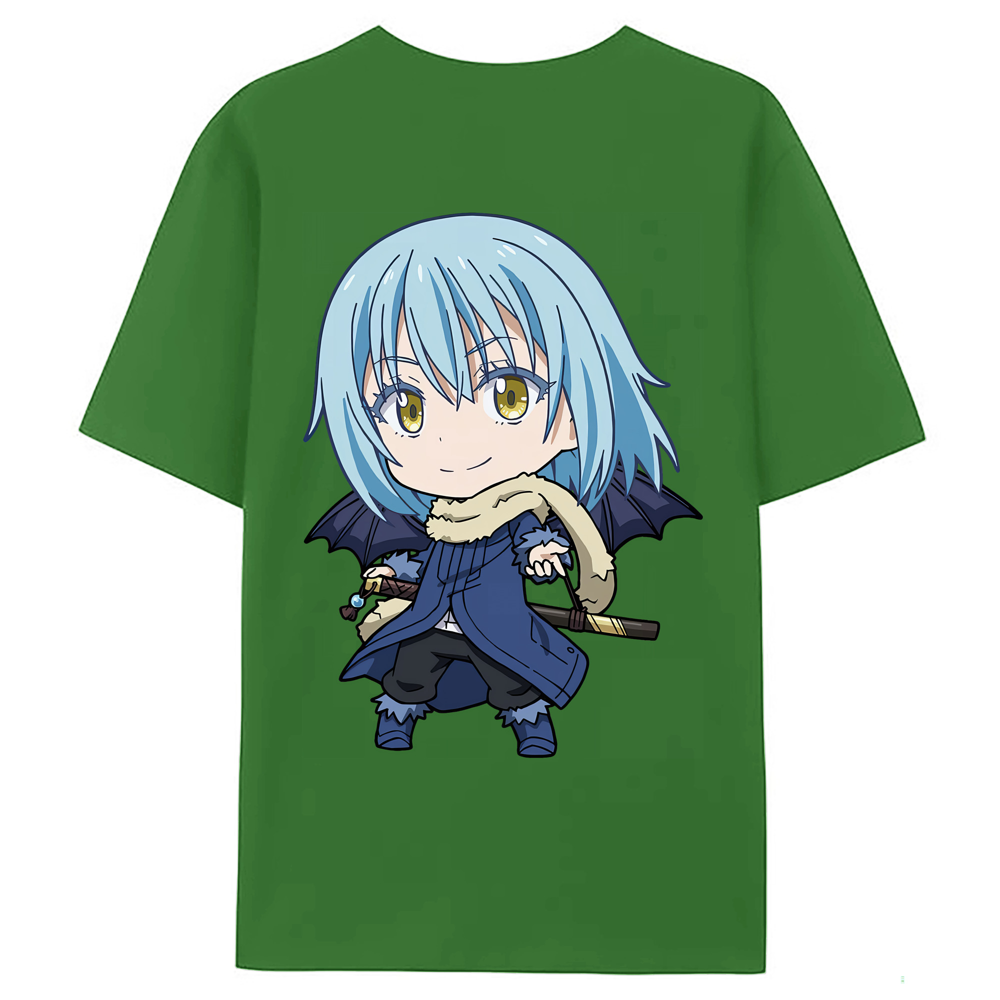（画像用） 転スラ Regarding Reincarnated to Slime レディース半袖Tシャツ(バックプリント)